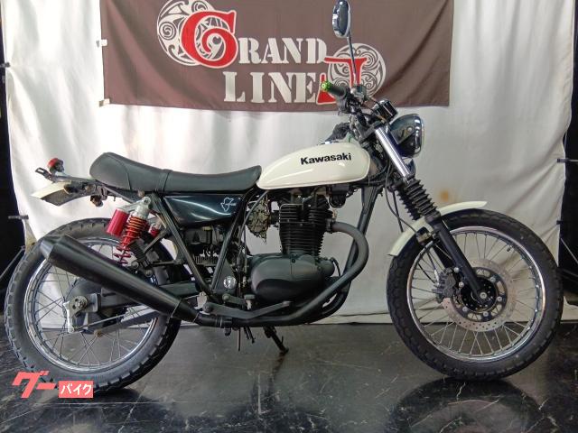 ２５０ＴＲ　２００３年式　ホワイト・メッキレバー・カスタムマフラー・ＵＳＢ充電ポート・ハンドルブレース・チェーン
