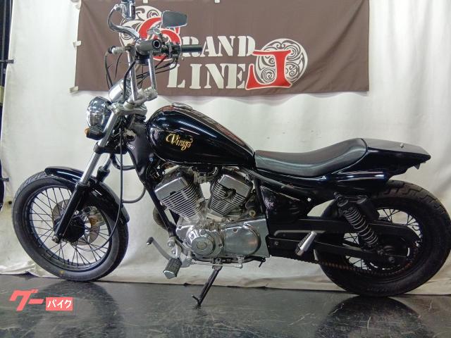 ヤマハ XV250ビラーゴ250 フルブラック スラッシュマフラー
