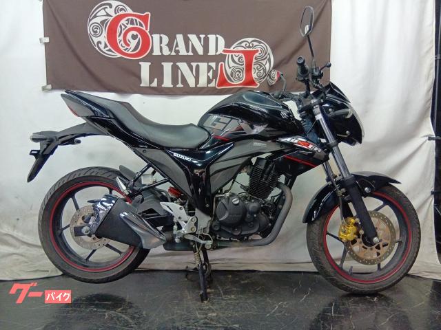 ＧＩＸＸＥＲ　１５０　２０１９年式　ブラック　ノーマル純正マフラー　エンジンキー２本付き
