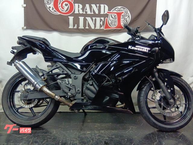 Ｎｉｎｊａ　２５０Ｒ　２０１１年式　フルブラック　ショートスクリーン　社外マフラー　エンジンキー２本付き　ヘルメットホルダー