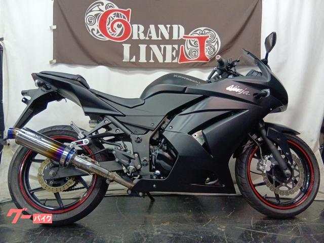 Ｎｉｎｊａ　２５０Ｒ　２００９年式　マットブラック　マルチバー付き　カスタムマフラー
