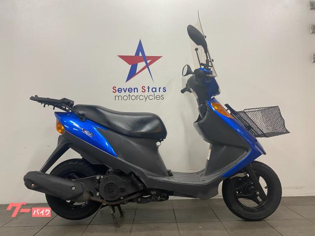 アドレスＶ１２５　ＣＦ４ＥＡモデル　大型スクリーン　フロントバスケット　リアキャリア付き　フラットステップボード　ノーマル車両