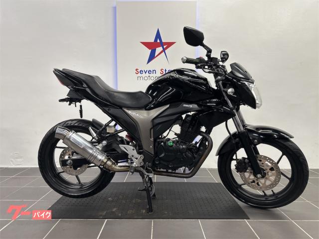 ＧＩＸＸＥＲ　１５０　ジクサー１５０　ＥＴＣ付き　カスタムマフラー　前後ディスクブレーキ　ガソリン残量メーター付き　デジタルメータ