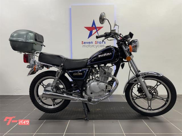 ＧＮ１２５Ｈ　フロントディスクブレーキ　シフトポジション表示　リアＢＯＸ付き　ヘッドライトＯＮＯＦＦ機能　サイドスタンド