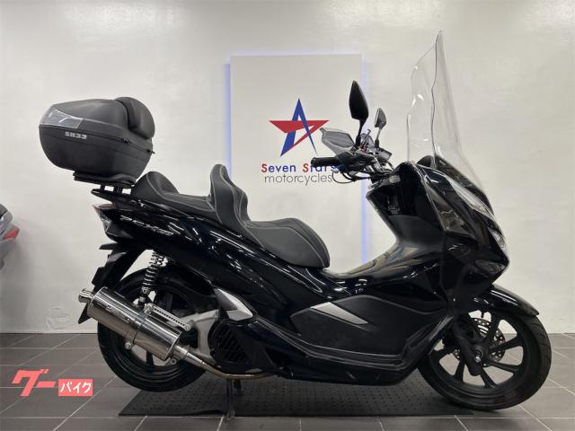ＰＣＸ１５０　ＫＦ３０モデル　ＬＥＤヘッドライト　スマートキー　武川製カスタムマフラー　フロントディスクブレーキ　ＡＢＳ装備