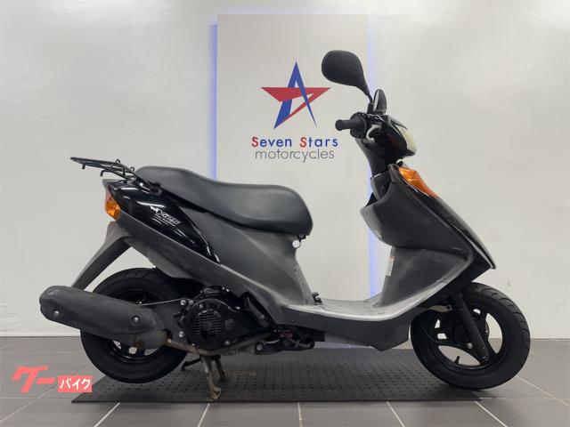 アドレスＶ１２５　フロントディスクブレーキ　サイドスタンド　リアキャリア付き　インナーポケット　ガソリン残量メーター付き