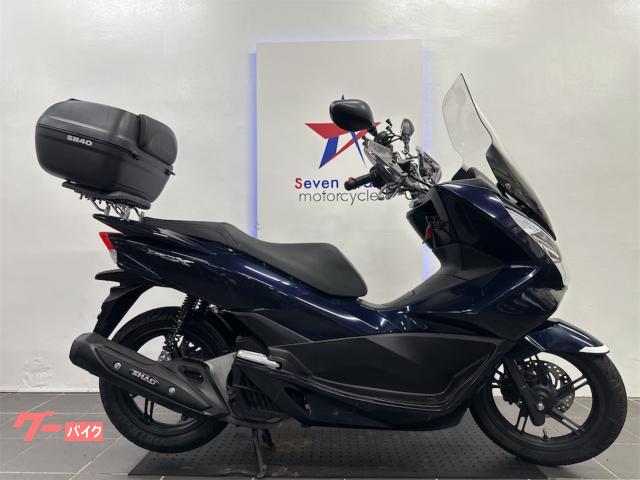 ＰＣＸ　ＪＦ５６　ＬＥＤヘッドライト　盗難警報アラーム装備　純正ＯＰロングスクリーン　フロントディスクブレーキ　リアＢＯＸ付き