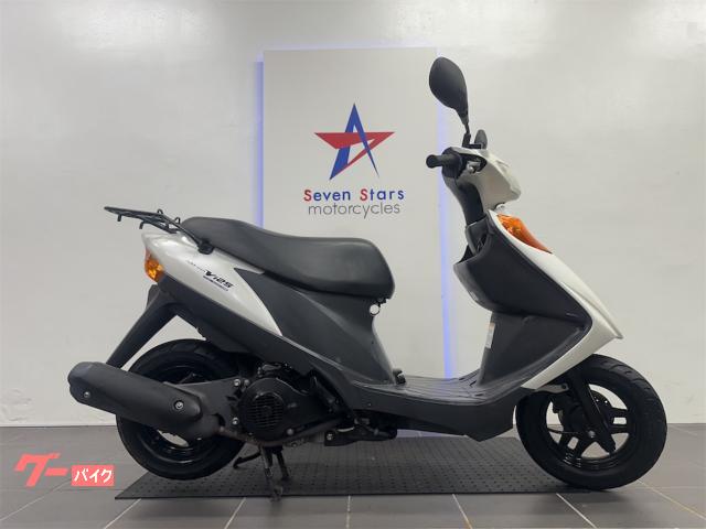 アドレスＶ１２５　ガソリン残量メーター付き　インジェクション搭載　インナーポケット　リアキャリア付き　サイドスタンド付き