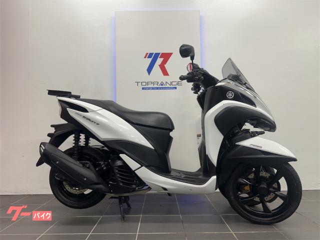 トリシティ１５５　普通自動車免許仕様　側車付軽二輪登録　ＬＥＤヘッドライト　前後ディスクブレーキ　ＡＢＳ装備　リアキャリア