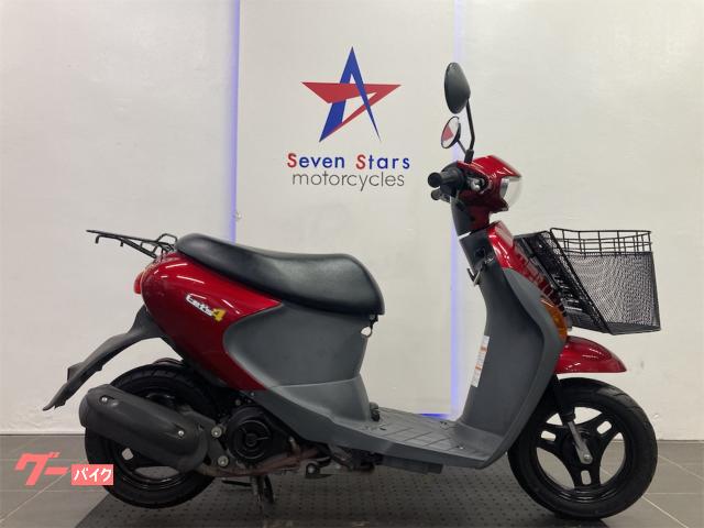 レッツ４　ＦＩ　ガソリン残量メーター　インジェクション搭載　前カゴ付き　メットインスクーター　ＣＡ４５Ａモデル