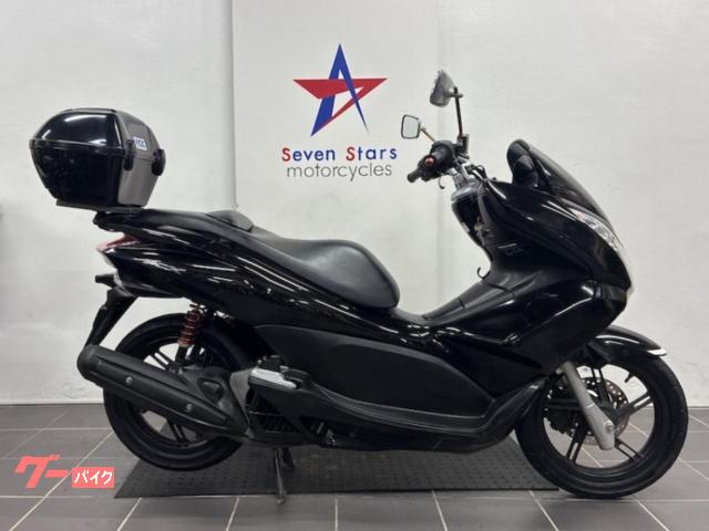 PCX JF28モデル フロントディスクブレーキ ガソリン残量メーター付き リアサスカスタム 純正リアBOX アイドリングストップ