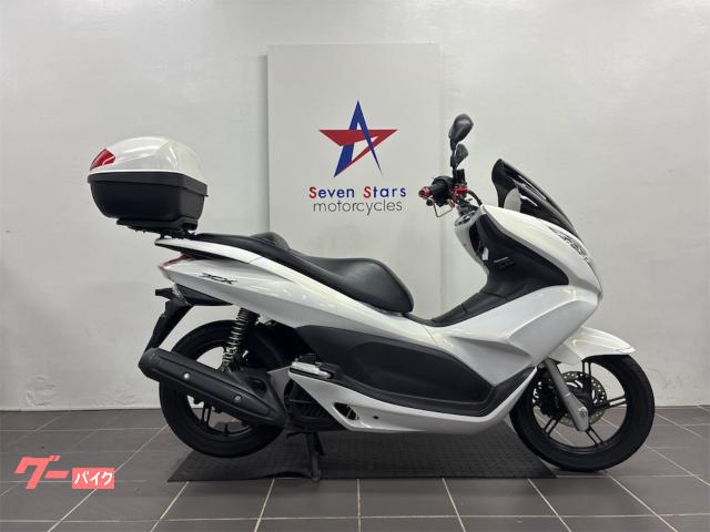ＰＣＸ　ＪＦ２８モデル　フロントディスクブレーキ　ガソリン残量メーター　カスタムレバー　リアＢＯＸ付き