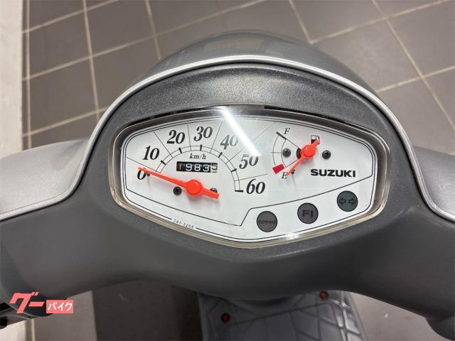 スズキ レッツ4 FI ガソリン残量メーター メットインスクーター