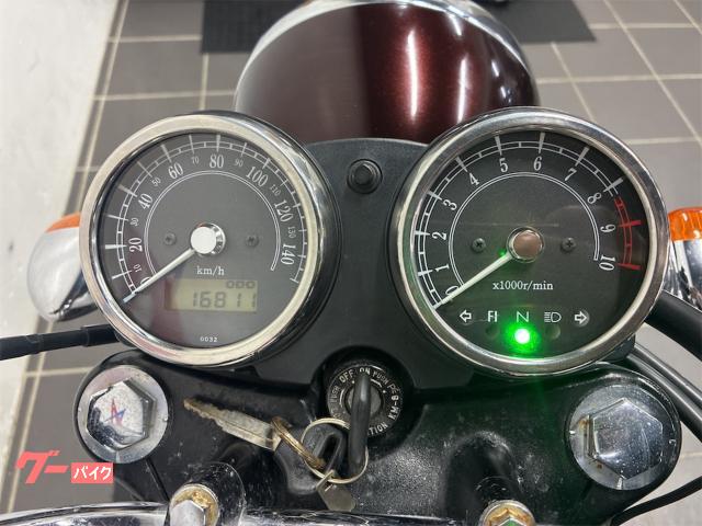カワサキ エストレヤ FI フロントディスクブレーキ タコメーター付き