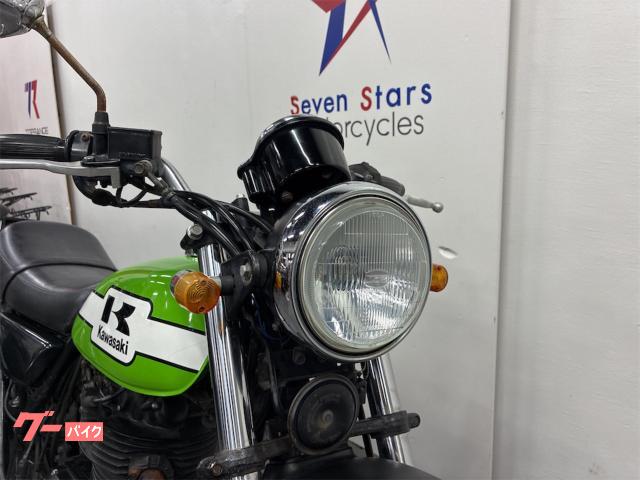 カワサキ 250TR フロントディスクブレーキ スポークホイール