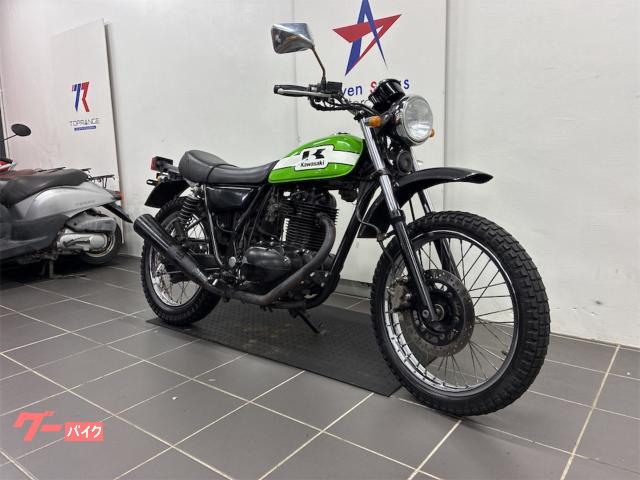 カワサキ 250TR フロントディスクブレーキ スポークホイール