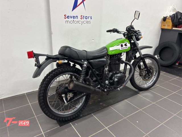 カワサキ 250TR フロントディスクブレーキ スポークホイール