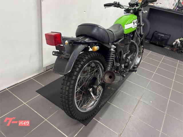 カワサキ 250TR フロントディスクブレーキ スポークホイール
