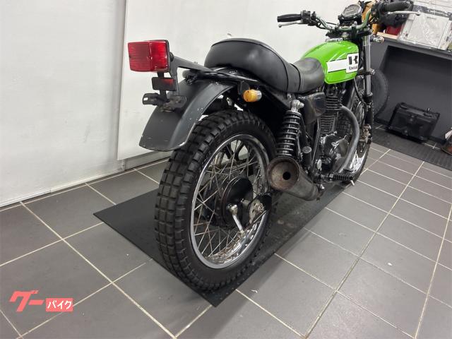 カワサキ 250TR フロントディスクブレーキ スポークホイール