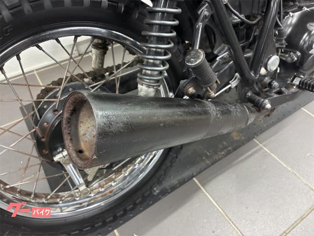 カワサキ 250TR フロントディスクブレーキ スポークホイール