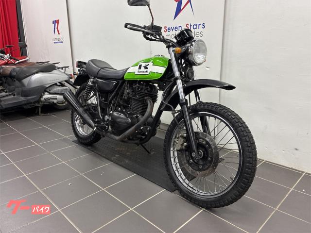 カワサキ 250TR フロントディスクブレーキ スポークホイール
