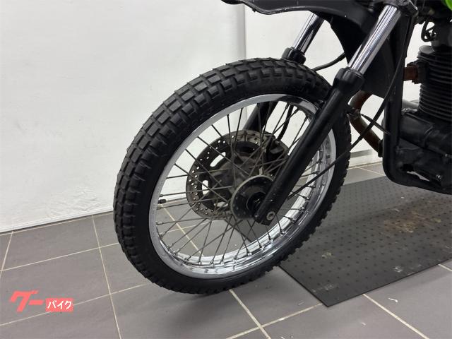 純正250TRフロントスポークホイール ディスクブレーキ対応 カワサキ 250TR フロントディスクブレーキ スポークホイール