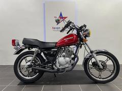 スズキ　ＧＮ１２５Ｈ　カスタムマフラー　フロントディスクブレーキ　シフトポジション表示　アルキャンハンズ　ハンドルカスタム