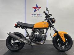 ホンダ　Ａｐｅ　エイプ５０　５速マニュアル車　カスタムマフラー　スカチューン　ローフェンダー　ハンドル　フルカスタム車