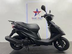 スズキ　アドレスＶ１２５Ｓ　フロントディスクブレーキ　ガソリン残量メーター付き　盗難防止警報アラーム標準装備　キックスタート付き
