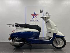 ＰＥＵＧＥＯＴ　ジャンゴ１２５　エバージョン　ＬＥＤヘッドライト　純正オプションスクリーン　リアキャリア付き　前後ディスクブレーキ　ＡＢＳ装備