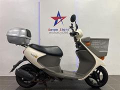 スズキ　レッツ４バスケット　ＦＩ　ガソリン残量メーター付き　純正フロントバスケット　メットインスクーター　リアキャリア　ＣＡ４３Ａモデル