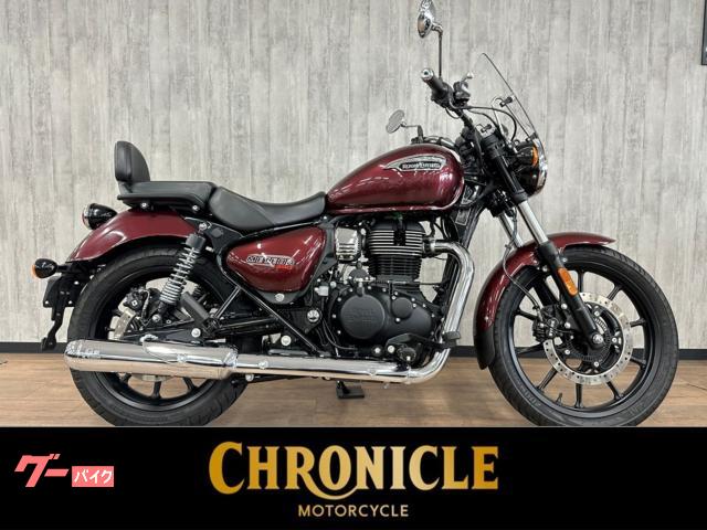 メテオ３５０　ステラレッド　純正ＯＰツーリングスクリーン付　パッセンジャーバックレスト標準装備　車検二年付
