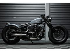 サンダーモーターサイクルズ　ハードテイル　サンダー２５０　グレー　新車　リジットフレーム　スプリンガーフォーク　Ｖツインエンジン