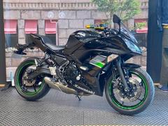 カワサキ　Ｎｉｎｊａ　６５０　２０１９年モデル　リアタイヤ新品　グリップヒーター　ＥＴＣ　マルチバー　社外レバー　ＤＣソケット