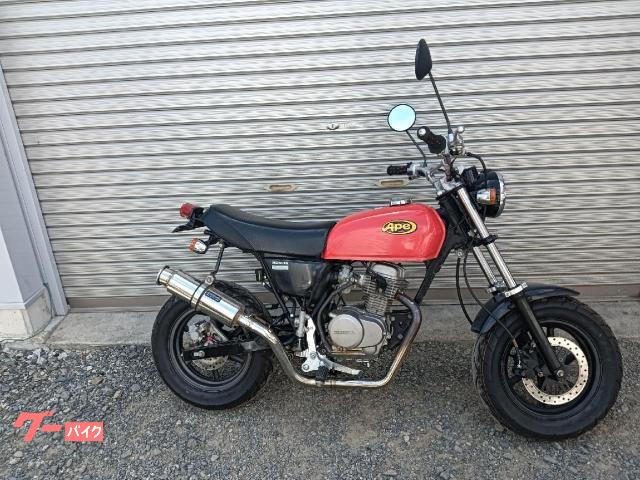 Ape AC16 2001年 82ccボアアップ PC30キャブ 社外マフラー