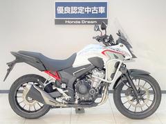 ホンダ　４００Ｘ　２０２１年モデル　パールグレアホワイト　サイドパイプ・フォグライト・ＥＴＣ２．０車載器・ナックルガード・ＡＣソケット