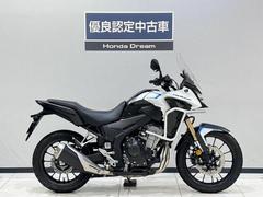 ホンダ　４００Ｘ　２０２２年モデル　パールグレアホワイト　ＥＴＣ２．０・サイドパイプ・ナックルガード・ＡＣソケット　優良認定中古車輌