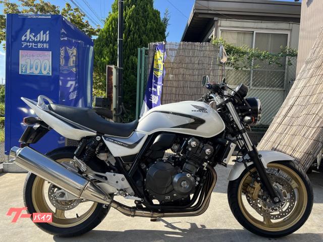 ＣＢ４００Ｓｕｐｅｒ　Ｆｏｕｒ　ＶＴＥＣ　Ｒｅｖｏ　ＡＢＳ純正パールサンビームホワイト　ゴールドホイール　タイヤ新品２年車検付き