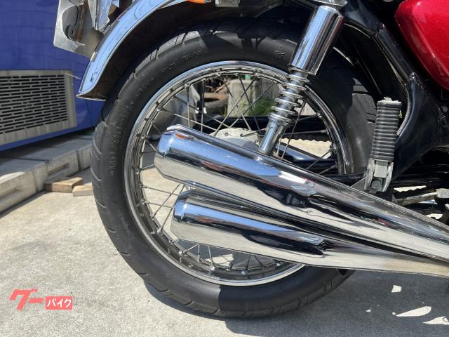 cb350four 純正HM333 4本出しマフラー ホンダ CB350Four 純正レッド ノーマルルック