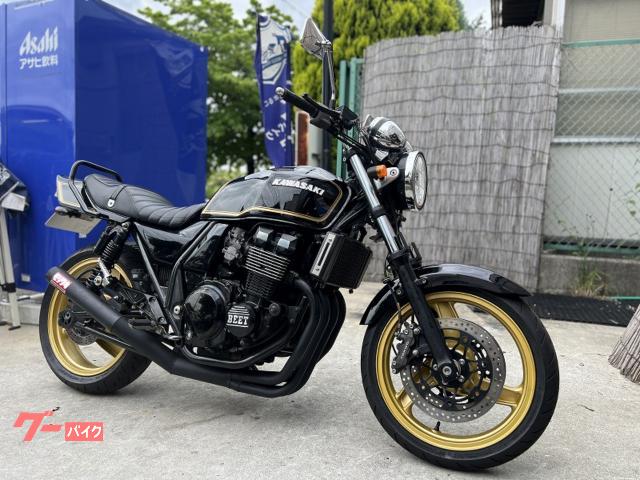 ＺＲＸ４００−II　２００８年ＮＥＷペイントＢＬＡＣＫＧＯＬＤライン　イモビキー６ＰＯＴ　ＢＥＥＴ　モリワキワンピース　２年車検