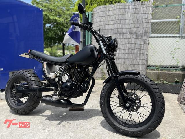 ＴＷ２２５Ｅ　ブラックカスタムＬＥＤ仕様ロンスイネオスカチューン　社外ＥＬメーター　タイヤ新品