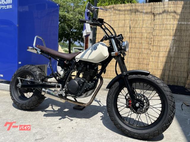 ＴＷ２２５Ｅ　ロンスイスカチューン　ブラックアイボリーカスタム　社外メーター　セル始動　タイヤ新品