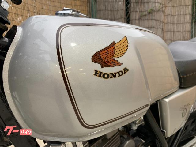 HONDA シルバータンク 翼のロゴ付き GB250 ホンダ GB250クラブマン 初期型ノーマル 純正シルバー 2型EG