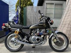 スズキ　ＧＳ４００　Φ６９ピストン４５０カスタムＯＨ　ＦＣＲ３３　ウオタニＳＰ２　オイルクーラー　Ｈリム　旧ウイング管　車検２年付き