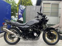 カワサキ　ＧＰＺ４００Ｆ−II　昭和５９年国内仕様Ｃ１　鏡面ブラックカスタマイズ　ウオタニＳＰ２　大型オイルクーラー　４−２−１ノジマ
