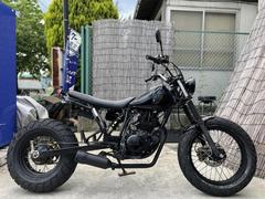 ヤマハ　ＴＷ２２５Ｅ　ブラックカスタムＬＥＤ仕様ロンスイネオスカチューン　社外ＥＬメーター　タイヤ新品