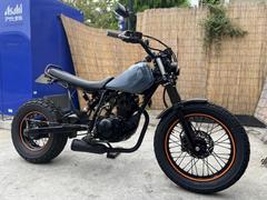 ヤマハ　ＴＷ２２５Ｅ　ロンスイ　カスタムグレー　ＬＥＤネオスカチューン　社外ＥＬメーター