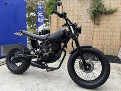 ヤマハ　ＴＷ２２５Ｅ　ブラックカスタムＬＥＤ仕様　ロンスイネオスカチューン　社外メーター　０８２９