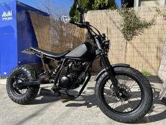 ヤマハ　ＴＷ２２５Ｅ　ブラックカスタムＬＥＤ仕様　ロンスイネオスカチューン　社外メーター　タイヤ新品