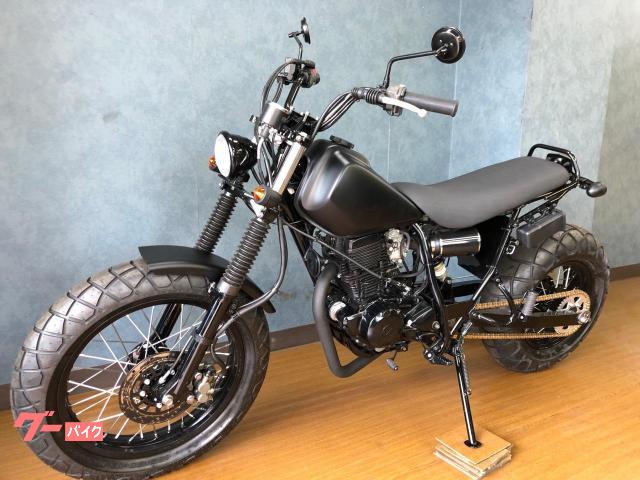 ヤマハ TW225E ブラックロンスイカスタム